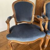 Louis XV style sofa and armchairs