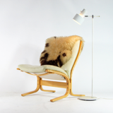 Ingmar Relling Siesta vintage retro leather armchair