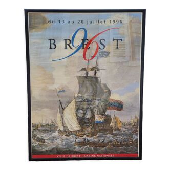 Affiche XXL  Brest 96 Marine nationale