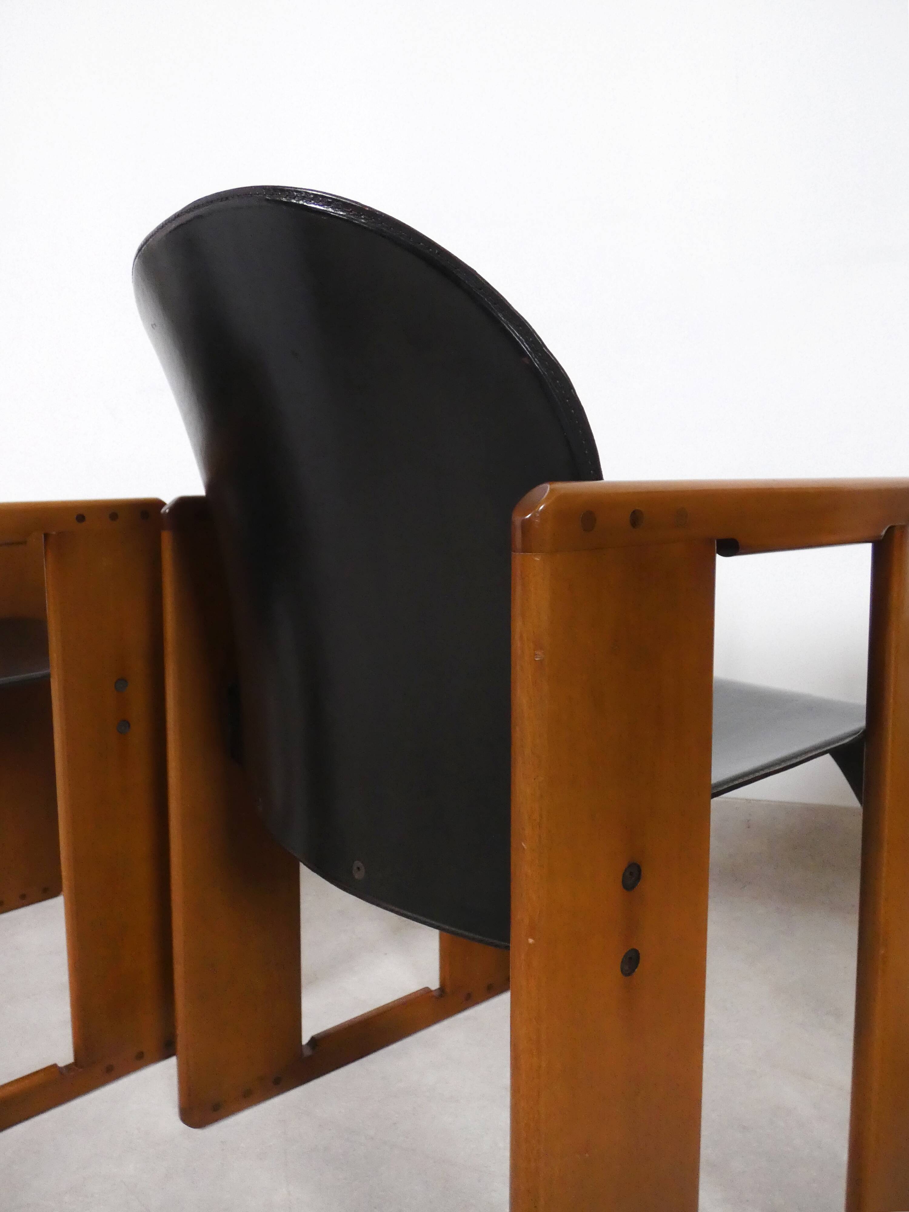 4 dining chairs - 'Dialogo' - Afra & Tobia Scarpa