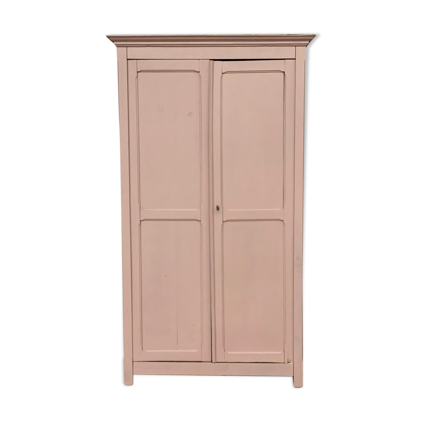 Old pink Parisian wardrobe