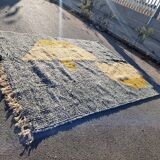 Traditional Beni Ourain rug with colourful patterns in wool, size 1.4/2.6 m.