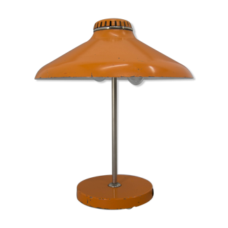 Lampe de table orange, Allemagne, années 1960