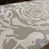 Louis XVI style piano bench with fabric seat