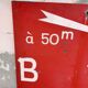 Tole sign painted "bar tobacco essence hairstyle"