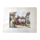 André Duculty (1912-1990) Watercolor on paper "Le Sacré Coeur, Le consulat, Paris" Signed