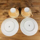 Duo of Japanese tea cups