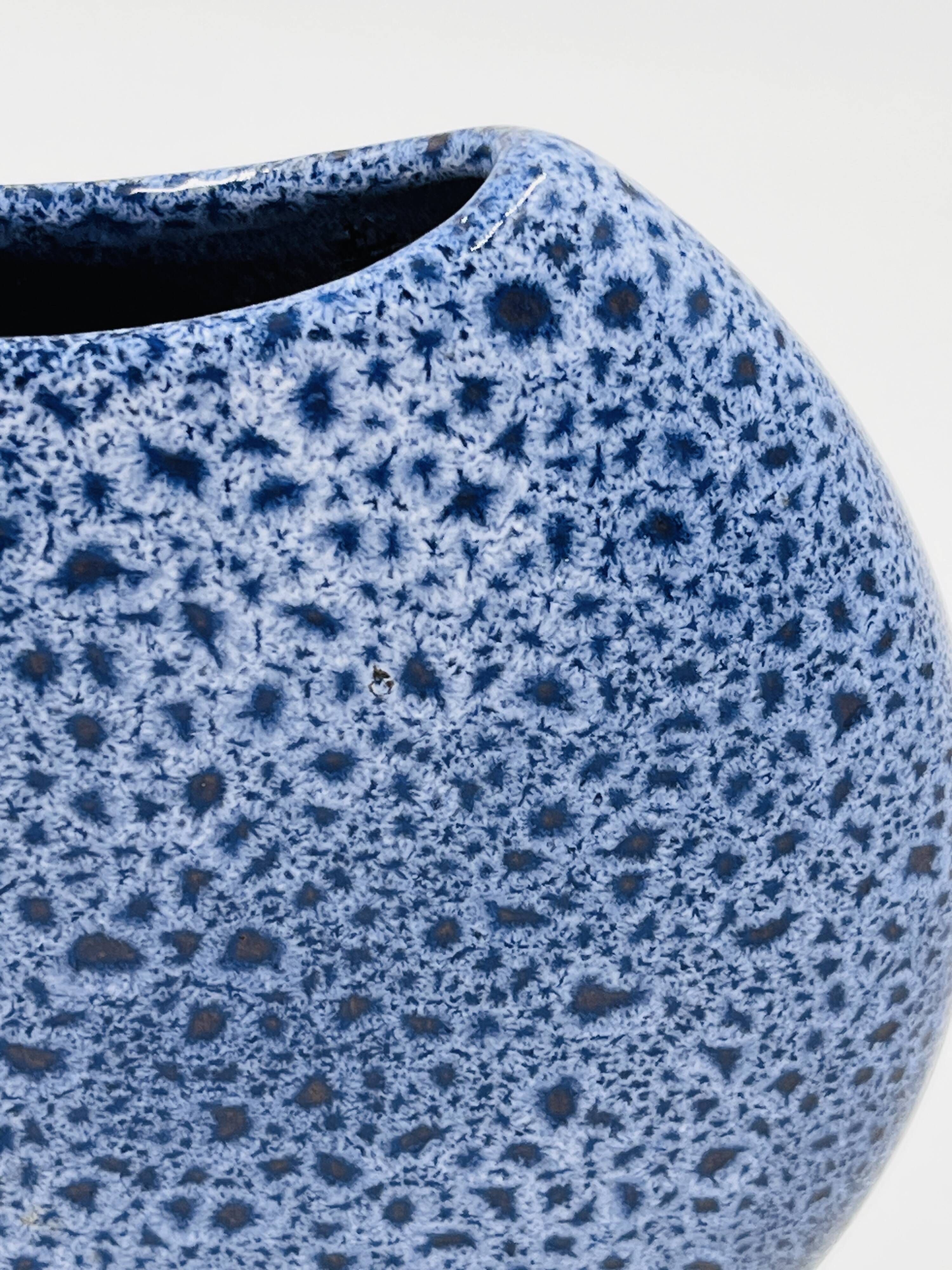 Maredsous ceramic pebble vase by Antonio Lampecco