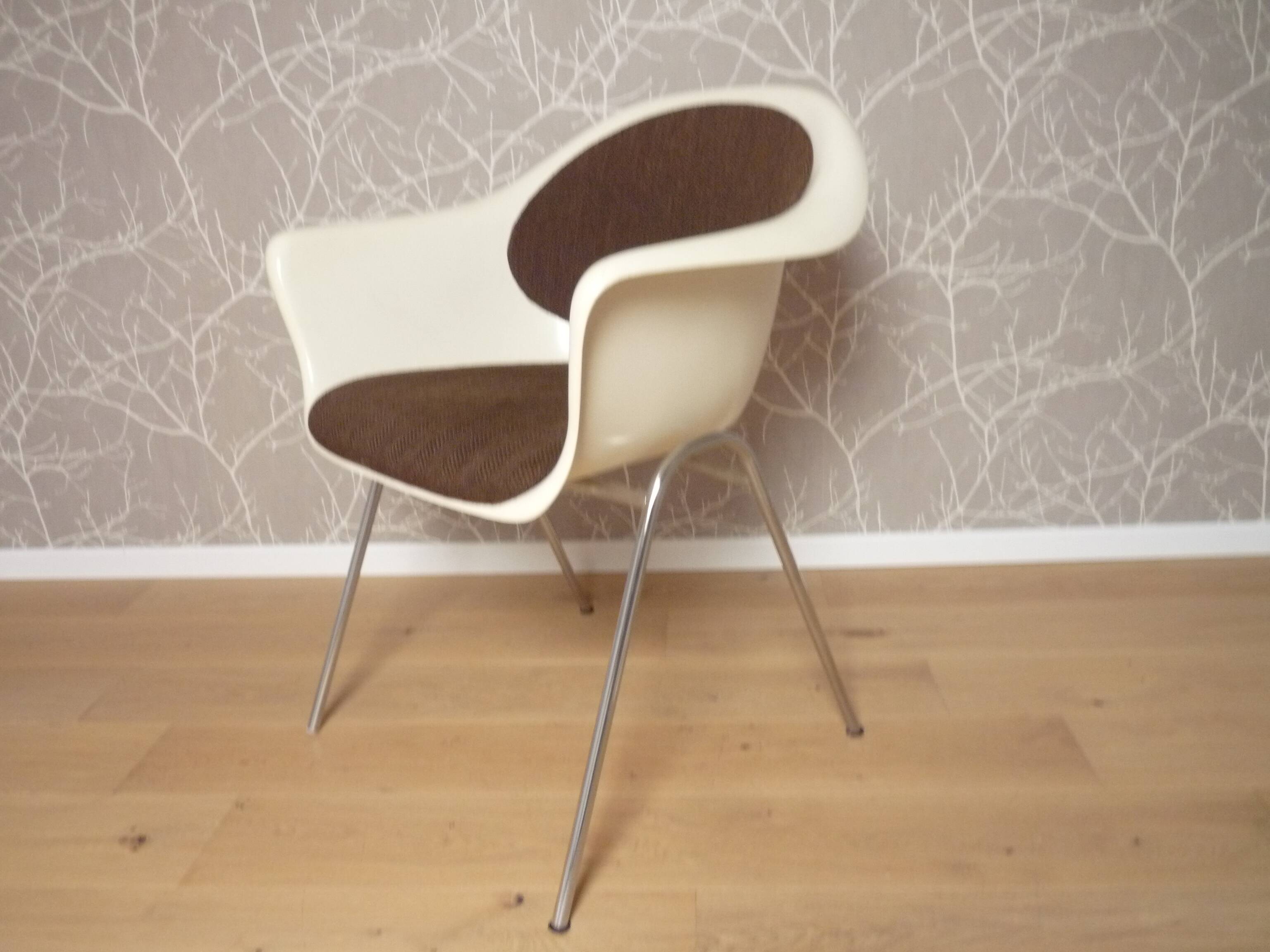 "Space Age" fiberglass armchair