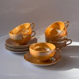 Service en porcelaine irisé 