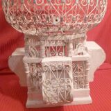 Antique handmade birdcage in metal and wood