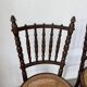 Set of 4 Fischel cane bistro chairs n019