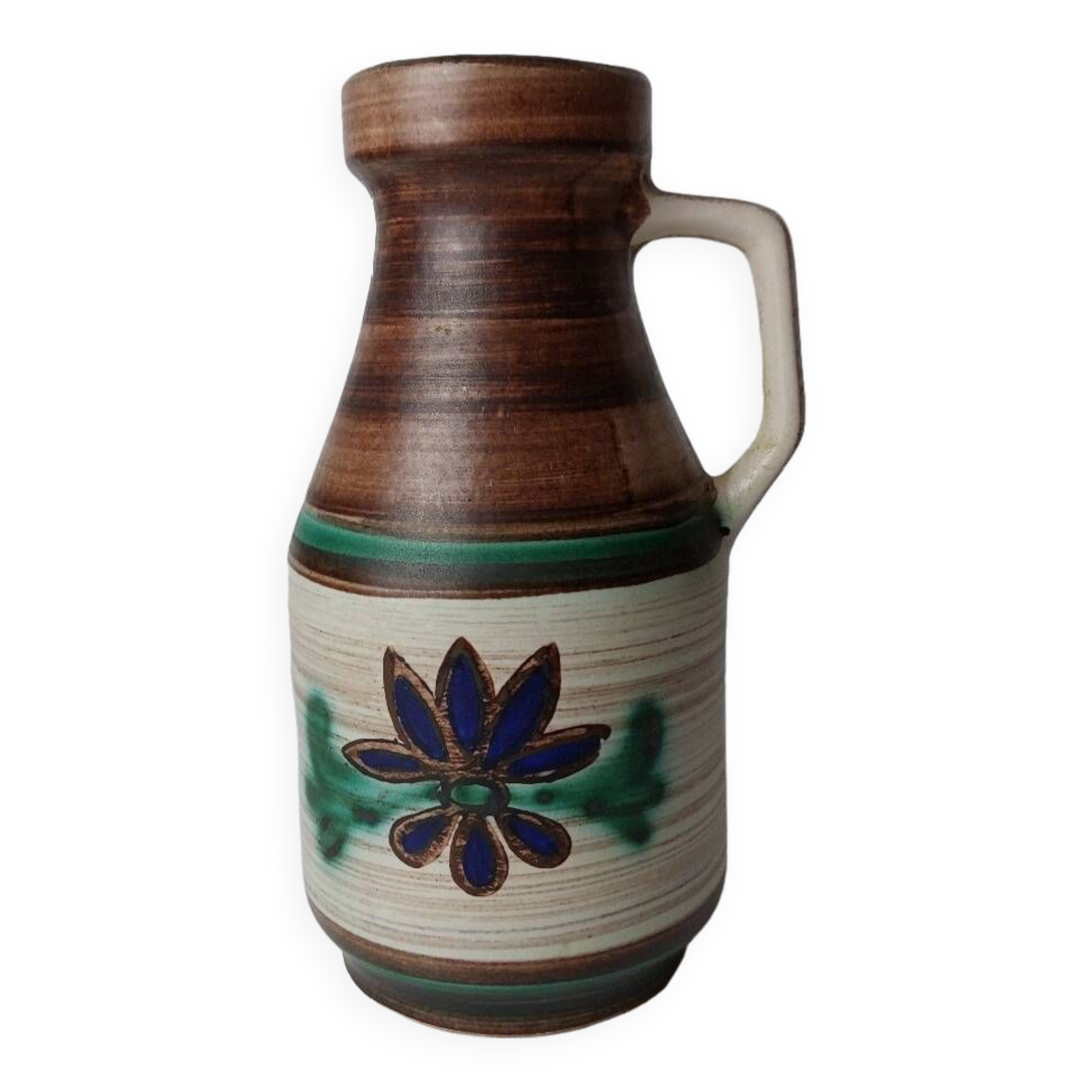 Vase ceramique W Germany style Bodo Mans