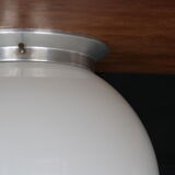 Wall light globe ball glass opaline white diameter 25 cm