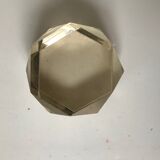 vinatge glass paper press has facets