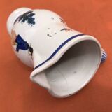 Old pitcher with Breton decoration, Quimper earthenware, HB Quimper