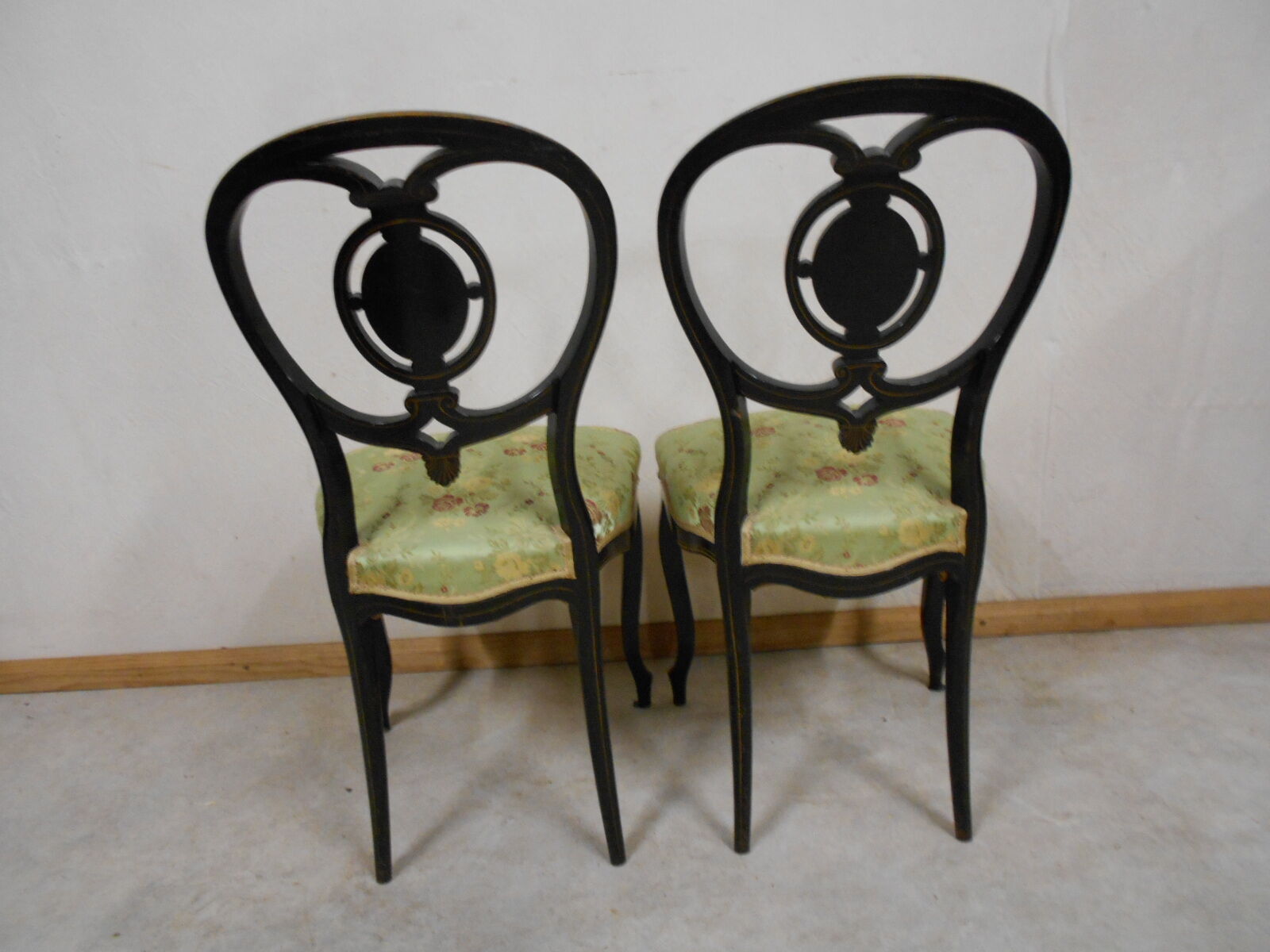 pair of three Napoleon chairs