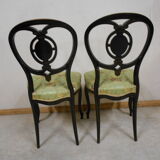 pair of three Napoleon chairs