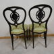 pair of three Napoleon chairs