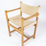 Ensemble de six chaises pliantes modèle J102 conçues par Ditte & Adrian Heath pour meubles FDB, années 1970
