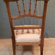 Upholstered low chair