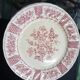 Pink English China plates