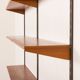 Kai Kristiansen teak shelving unit, FM Møbler, 1960s
