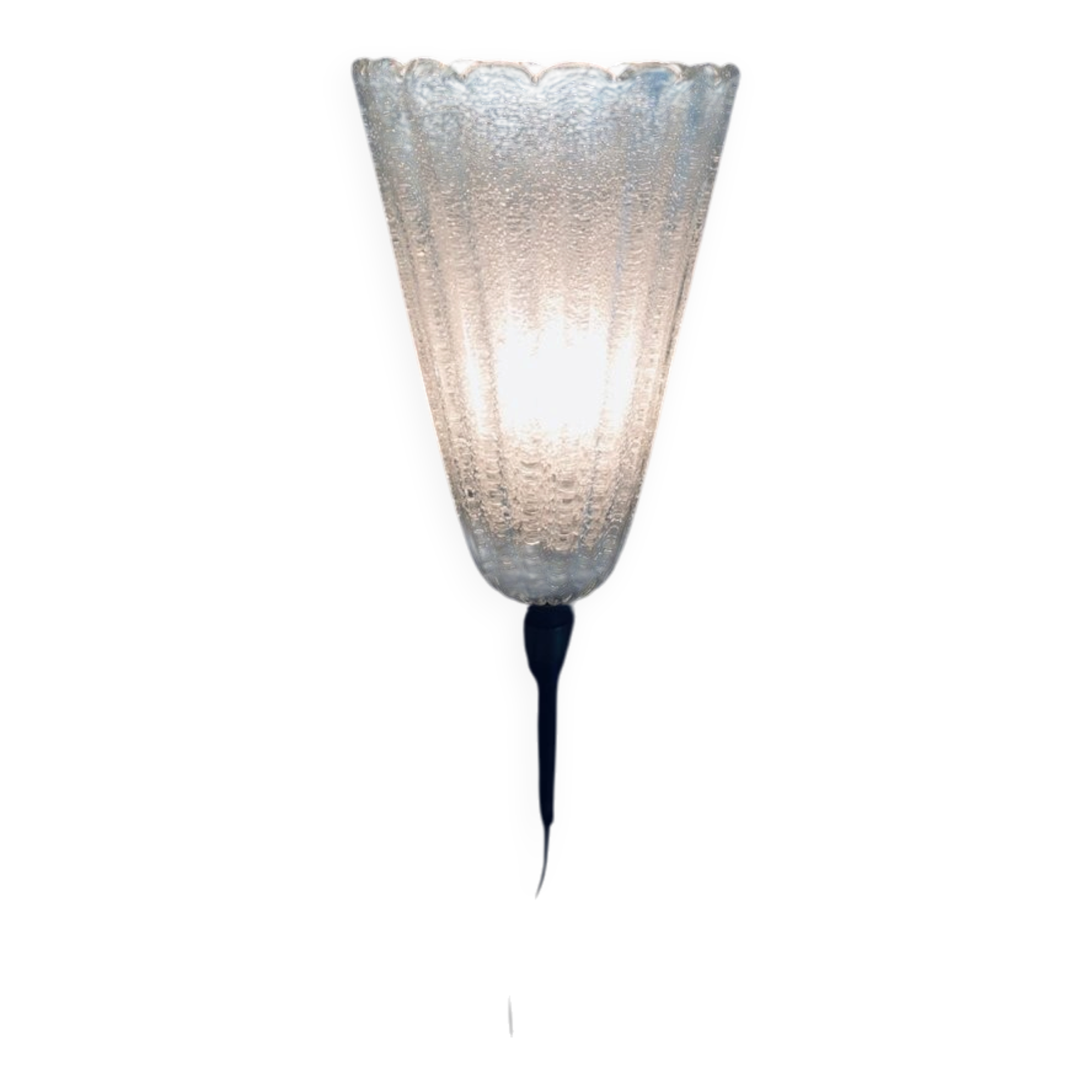 Italian Art Glass Wall Lamp by Barovier & Toso, 1950s