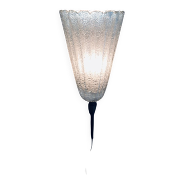 Italian Art Glass Wall Lamp by Barovier & Toso, 1950s