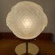 Vintage art deco glass globe table lamp