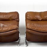 Sandwich Lounge Chairs by Ammannati & Vitelli for Brunati, Italy 1970s