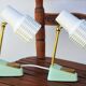 Mid century stilnovo pair bedside lamps