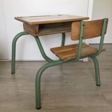 Vintage school desk and chair