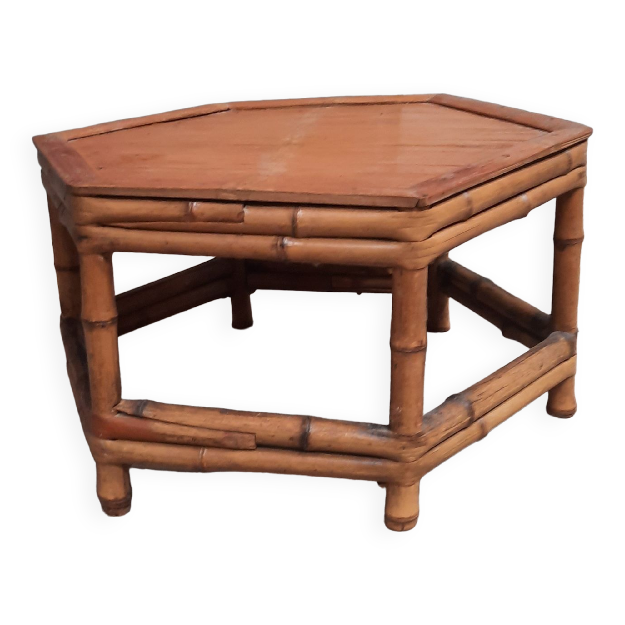 Small bamboo coffee table