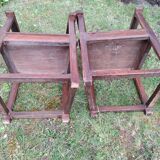 Chaises à bras Renaissance fin 16e debut 17eme siècle