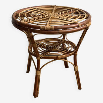 Rattan coffee table