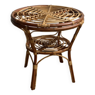 Rattan coffee table