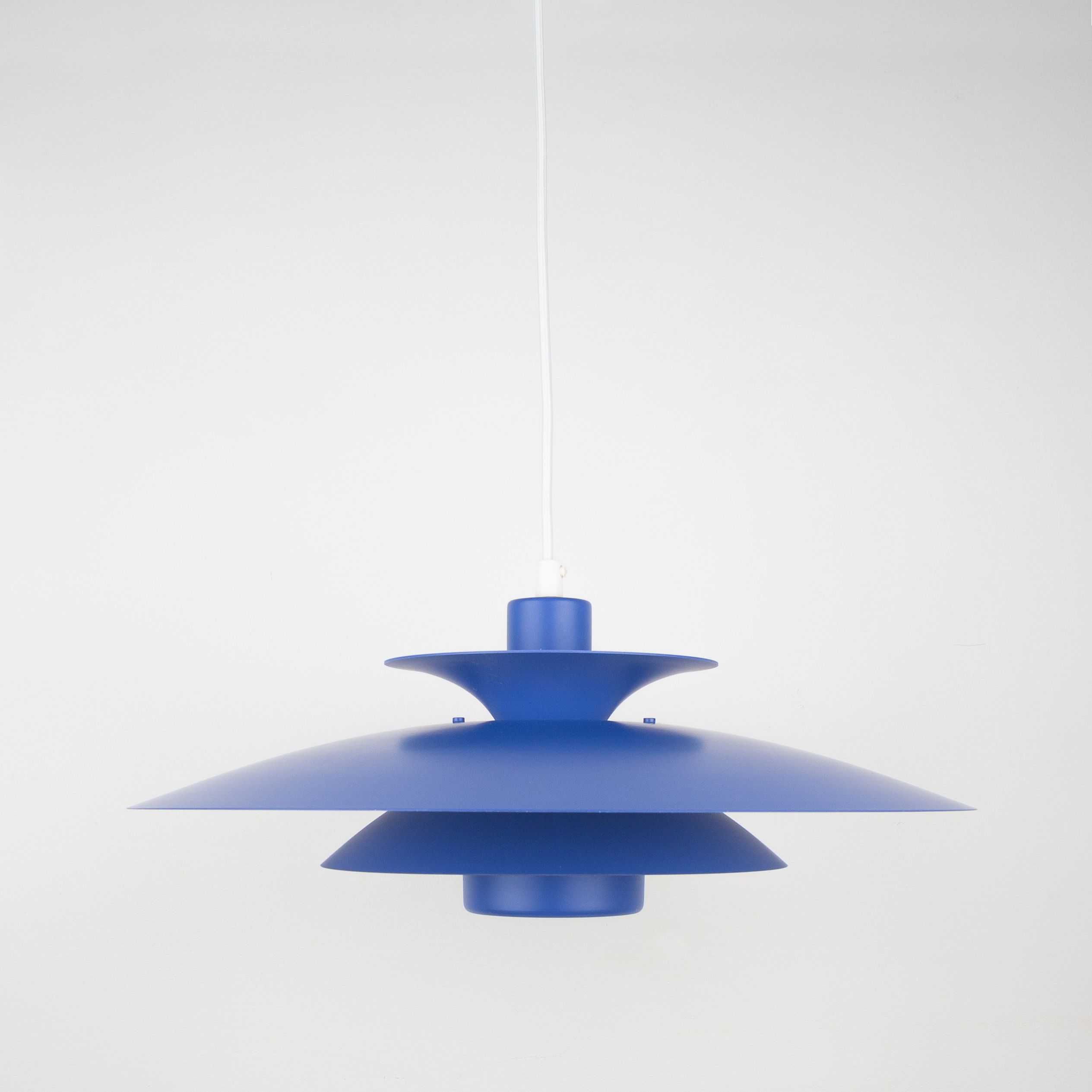 Danish vintage pendant lamp Donau by Kurt Wiborg, Jeka, 1980s