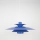 Danish vintage pendant lamp Donau by Kurt Wiborg, Jeka, 1980s