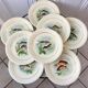 lot of 8 flat plates Gien fish 50s