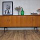 Scandinavian teak and metal sideboard