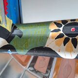 Mirror. Signed R. Bonet. Crocodile theme.