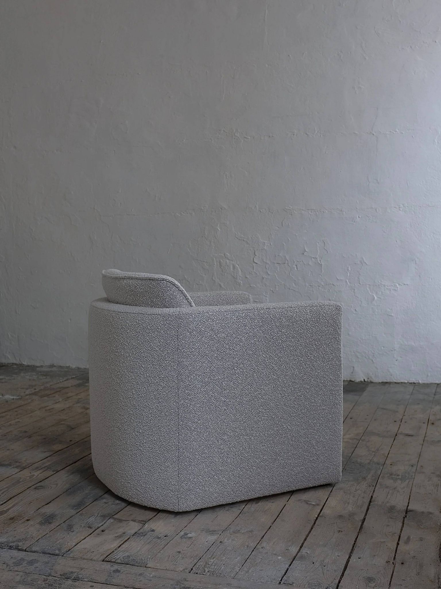 Fauteuil lounge Gray Dedar en bouclette | Années 1990
