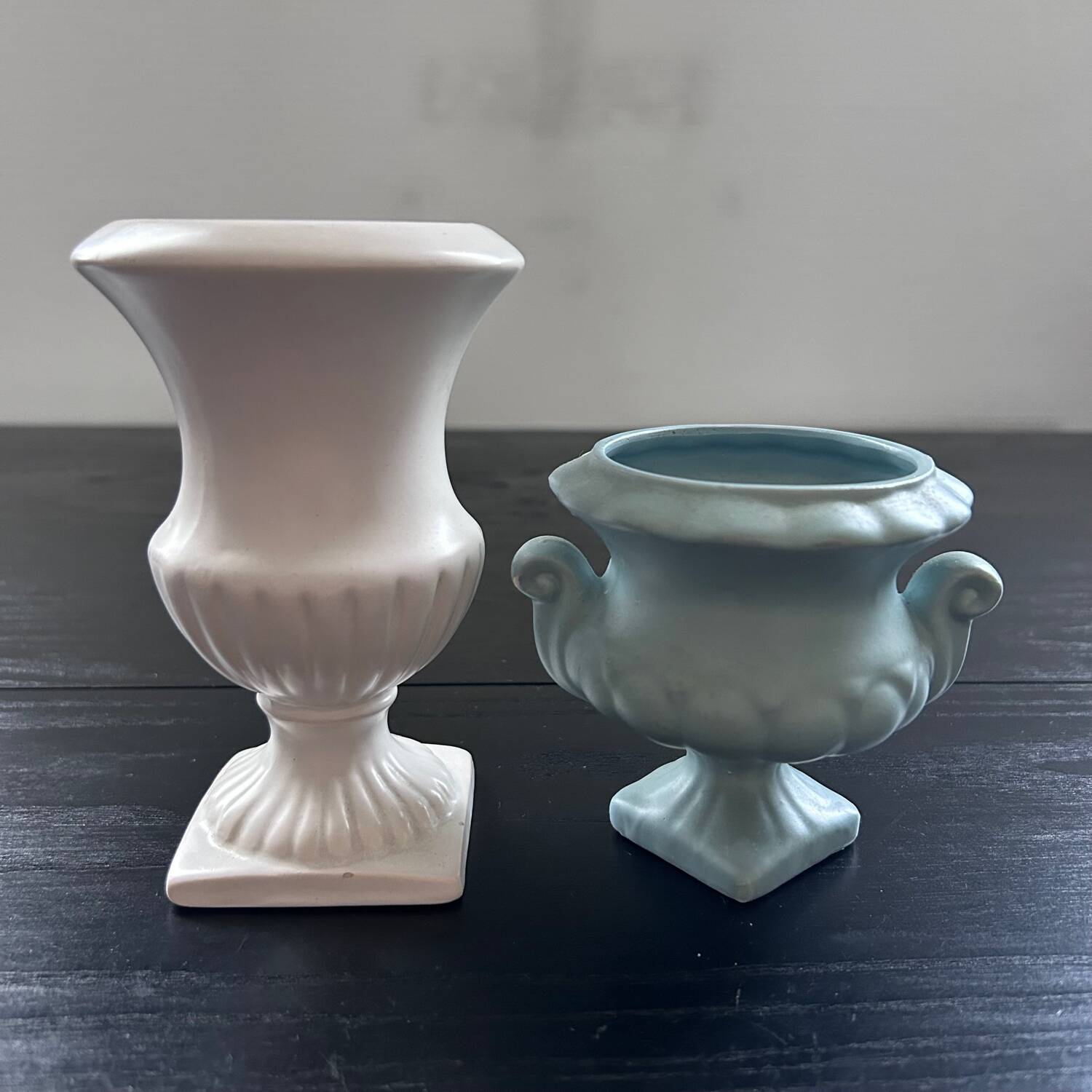 Pair of small Medici vases