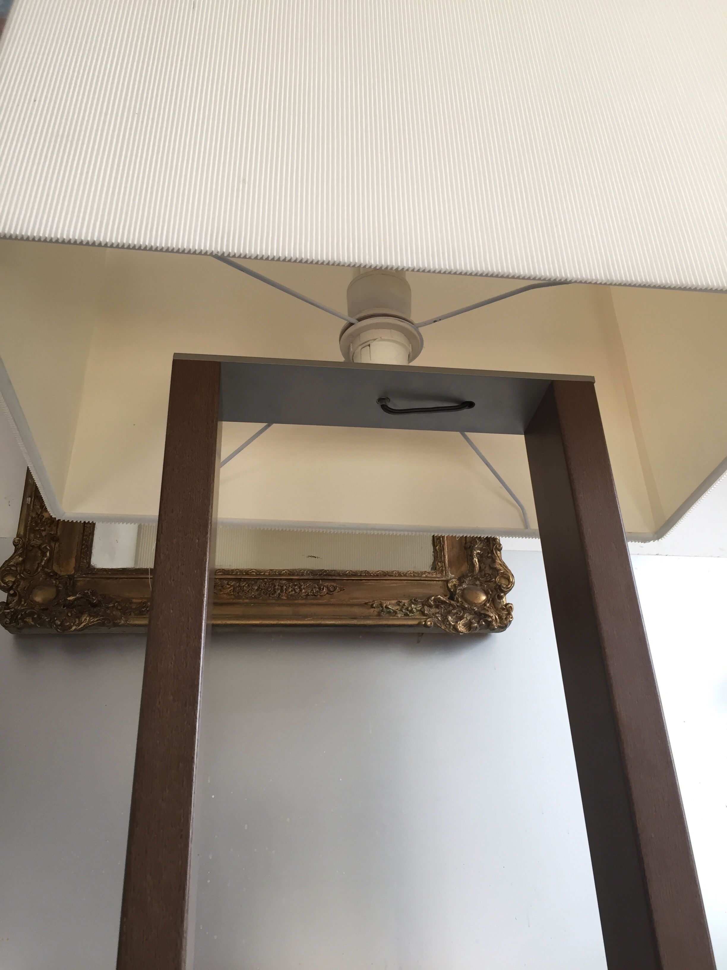 Table Lamp mod. Altéa/Exotic Wood&Brushed Alu/Design by Natuzzi Italy c1990