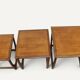 G-Plan teak nesting tables, 1960s.