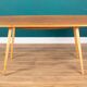 Retro Ercol Planktop Dining Table & Six Windsor Chairs