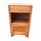 Golden oak 1950s bedside