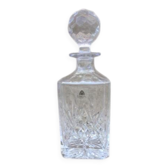 Vintage crystal decanter, Crystal Cathedral decanter, whiskey decanter