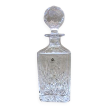 Vintage crystal decanter, Crystal Cathedral decanter, whiskey decanter